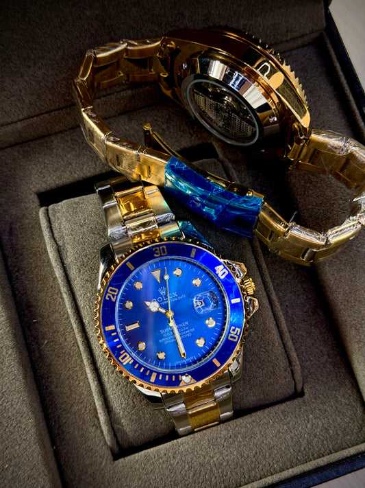 RX Dorado/Plateado Azul