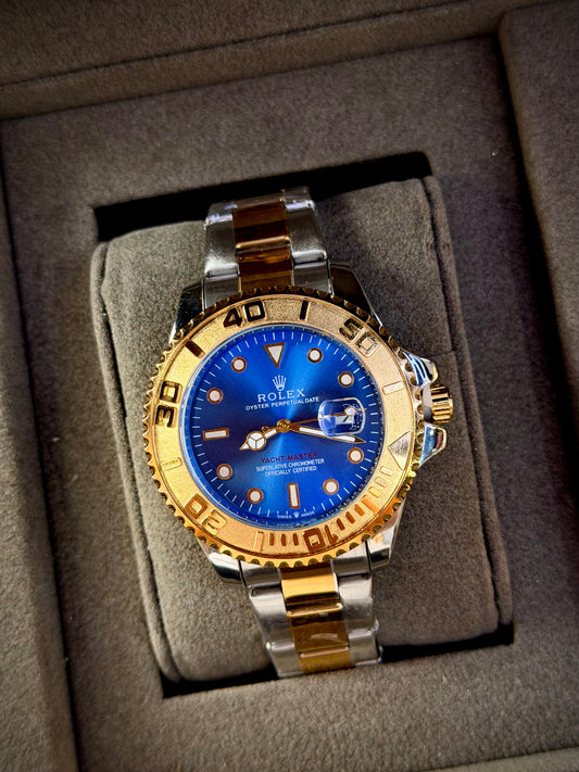 RX Plateado/Dorado Azul